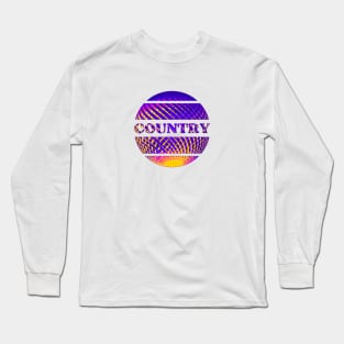 Country music disco ball Long Sleeve T-Shirt